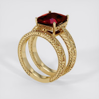 4.16 Ct. Gemstone Ring, 18K Yellow Gold 2