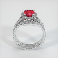 1.59 Ct. Ruby Ring, Platinum 950 3