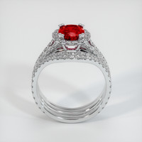 1.48 Ct. Ruby Ring, Platinum 950 3