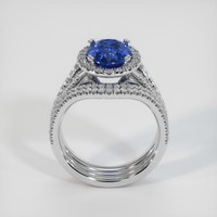 2.71 Ct. Sapphire Ring, Platinum 950 3