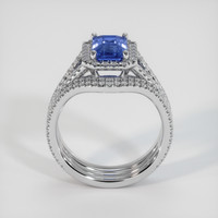 2.06 Ct. Blue Sapphire Ring, 14K White Gold 3