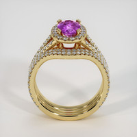 1.67 Ct. Purple Sapphire Ring, 10K Yellow Gold 3