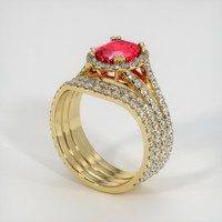 Ruby Ring 1.65 Ct., 18K Yellow Gold Preview