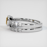 0.76 Ct. Bi Color Sapphire Ring, Platinum 950 4