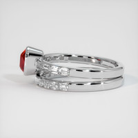 1.01 Ct. Ruby Ring, Platinum 950 4