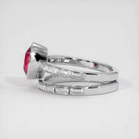 2.03 Ct. Ruby Ring, Platinum 950 4