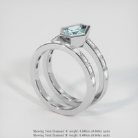 1.12 Ct. Sapphire Ring, Platinum 950 2