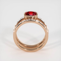 1.50 Ct. Ruby Ring, 14K Rose Gold 3