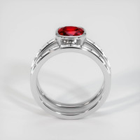 1.50 Ct. Ruby Ring, 10K White Gold 3