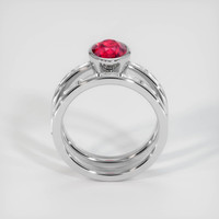 2.03 Ct. Ruby Ring, 14K White Gold 3