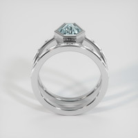 1.12 Ct. Sapphire Ring, 14K White Gold 3