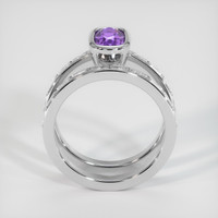 1.60 Ct. Sapphire Ring, 14K White Gold 3