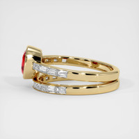 1.50 Ct. Ruby Ring, 10K Yellow Gold 4