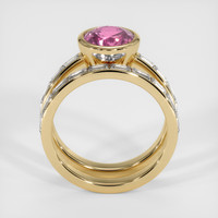 2.15 Ct. Pink Sapphire Ring, 14K Yellow Gold 3