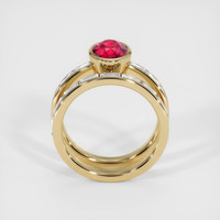 2.03 Ct. Ruby Ring, 14K Yellow Gold 3