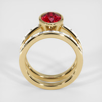 2.31 Ct. Ruby Ring, 18K Yellow Gold 3