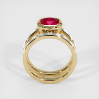 2.02 Ct. Ruby Ring, 18K Yellow Gold 3