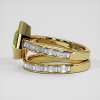 1.15 Ct. Bi Color Sapphire Ring, 18K Yellow Gold 4