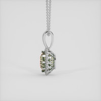 1.71 Ct. Alexandrite Pendant, 14K White Gold 3