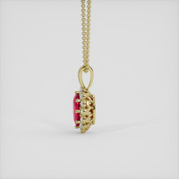 1.18 Ct. Ruby Pendant, 10K Yellow Gold 3