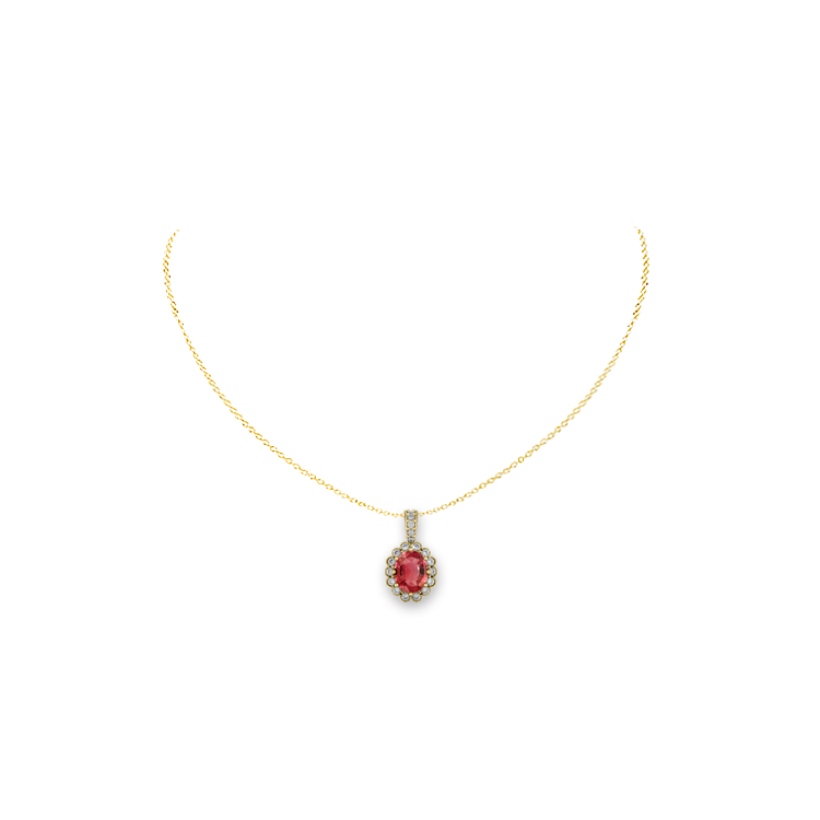 Jewelry image on model