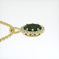 5.21 Ct. Sapphire Pendant, 18K Yellow Gold 3