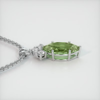 2.31 Ct. Gemstone Pendant, 14K White Gold 3