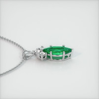 Emerald Pendant 0.70 Ct., 18K White Gold Preview