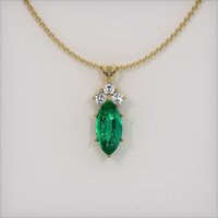 Emerald Pendant 1.95 Ct., 18K Yellow Gold Preview
