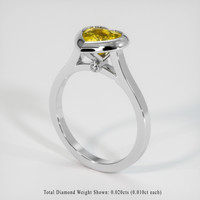 1.25 Ct. Gemstone Ring, Platinum 950 2