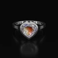 2.00 Ct. Gemstone Ring, Platinum 950 1