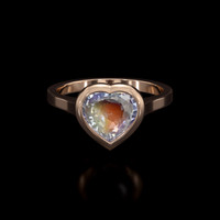 2.00 Ct. Gemstone Ring, 14K Rose Gold 1