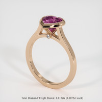 1.30 Ct. Gemstone Ring, 14K Rose Gold 2