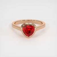 1.68 Ct. Ruby Ring, 14K Rose Gold 1