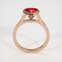 1.68 Ct. Ruby Ring, 14K Rose Gold 3