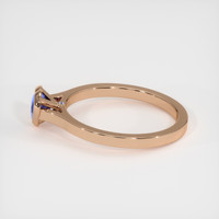 0.55 Ct. Sapphire Ring, 14K Rose Gold 4