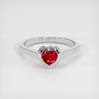 Ruby Ring 0.39 Ct., 14K White Gold Preview