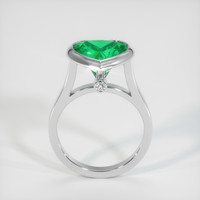 3.10 Ct. Emerald  Ring - 18K White Gold