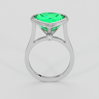 6.31 Ct. Emerald Ring, 18K White Gold 3