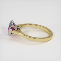 1.30 Ct. Gemstone Ring, 14K White & Yellow 4