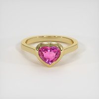 2.03 Ct. Sapphire Ring, 14K Yellow Gold 1