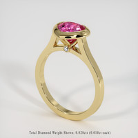 2.03 Ct. Sapphire Ring, 14K Yellow Gold 2