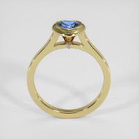 0.78 Ct. Blue Sapphire Ring, 14K Yellow Gold 3