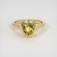 1.25 Ct. Gemstone Ring, 18K Yellow Gold 1