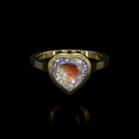 2.00 Ct. Gemstone Ring, 18K Yellow Gold 1