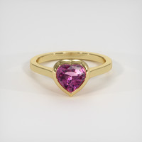 1.30 Ct. Gemstone Ring, 18K Yellow Gold 1