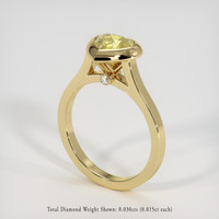 1.78 Ct. Yellow Sapphire Ring, 18K Yellow Gold 2