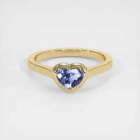 1.11 Ct. Color Change Sapphire Ring, 18K Yellow Gold 1