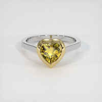 1.25 Ct. Gemstone Ring, 14K Yellow & White 1