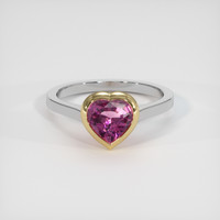 1.30 Ct. Gemstone Ring, 14K Yellow & White 1